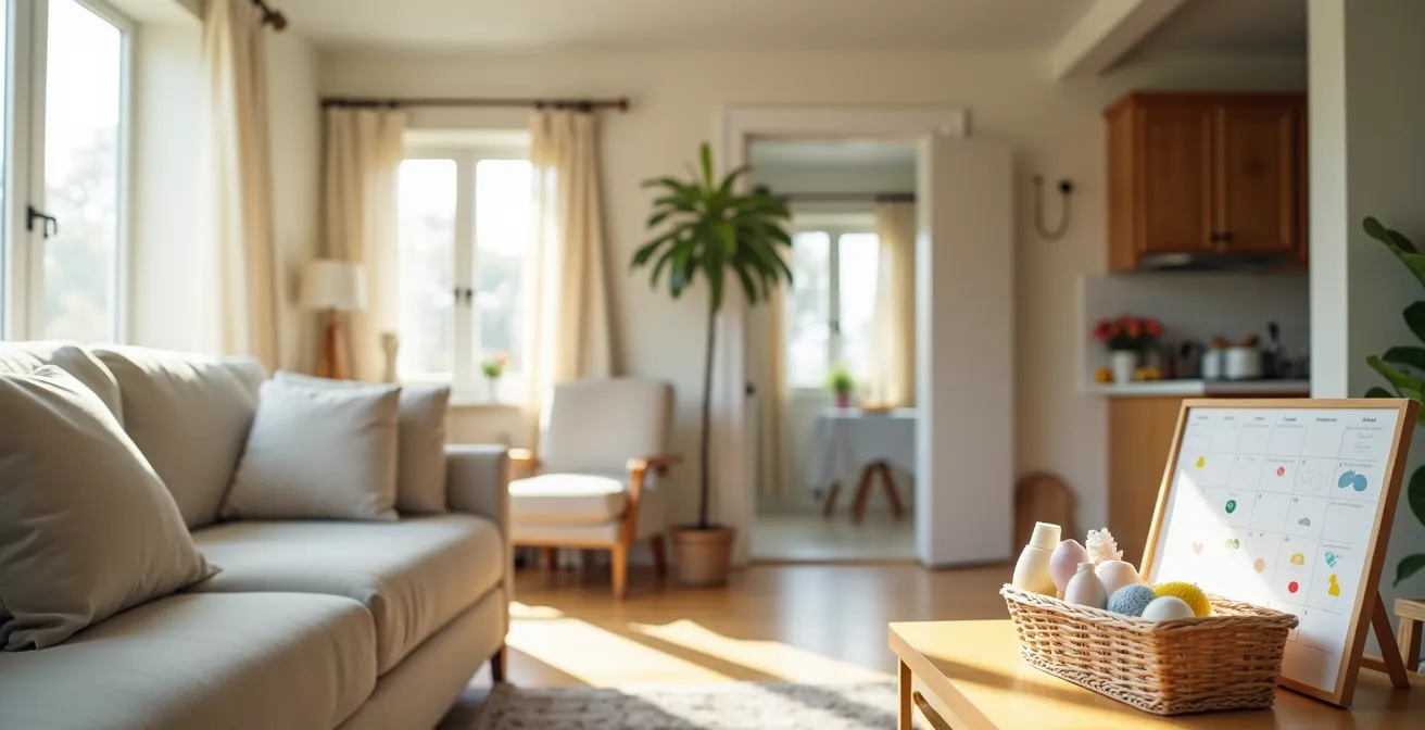 Visual representation of gradual integration of home support services